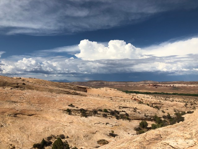 Storm approaching the Comb Ridge